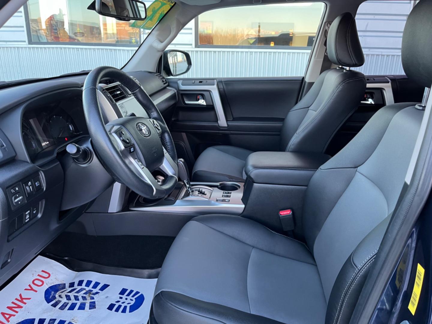 2023 Blue /black leather Toyota 4Runner SR5 Premium 4WD (JTENU5JR5P6) with an 4.0L V6 DOHC 24V engine, 5A transmission, located at 1960 Industrial Drive, Wasilla, 99654, (907) 274-2277, 61.573475, -149.400146 - Photo#12